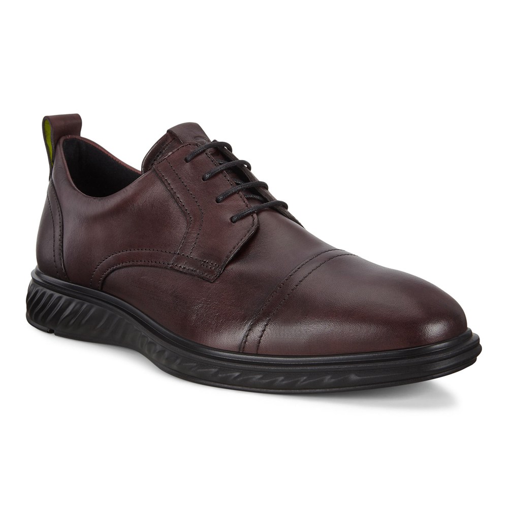 ECCO Mens Dress Shoes Brown - St.1 Hybrid Lite - KPX-134275